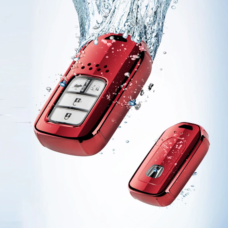 Portachiavi con custodia completa per chiave a distanza per auto in TPU per Honda Accord Civic CR-V XR-V MK10 Spirior Pilot Fit City Freed Jade Key Protect - H29460c2f425741b59819366ebf166dd4J