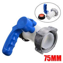 75 мм ABS пластиковый клапан для бака IBC бак мужской 2 дюймов DN50 ручной бак мяч сад воды разъемы
