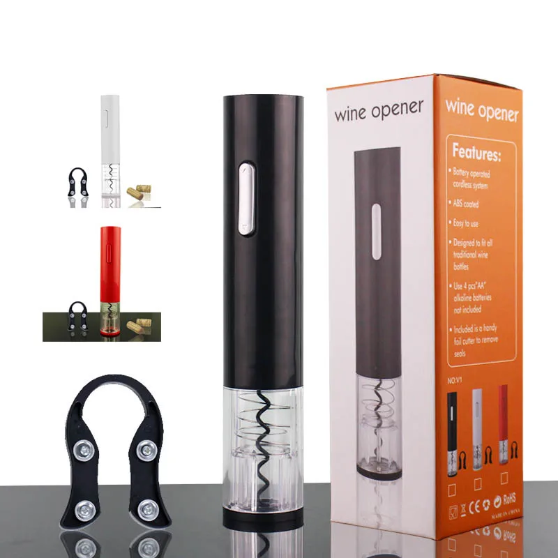 

Automatic Bottle Opener for Wine Electric Wine Openers Kitchen Accessories Bottle Opener keychain with Foil Cutter