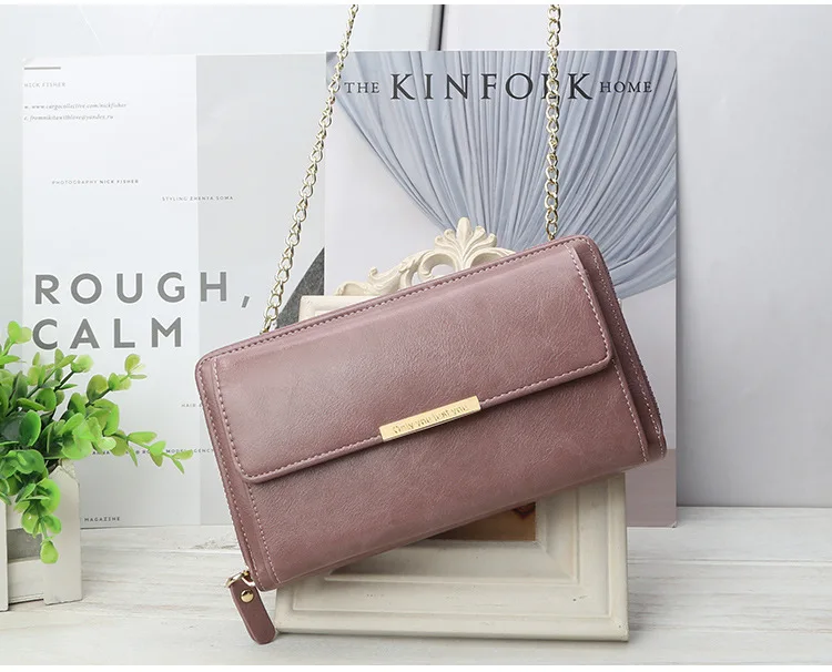 Кожаный Длинный кошелек, Женский кошелек monederos para mujer cartera mujer кошелек carteira feminina держатель для карт portefeuille femme