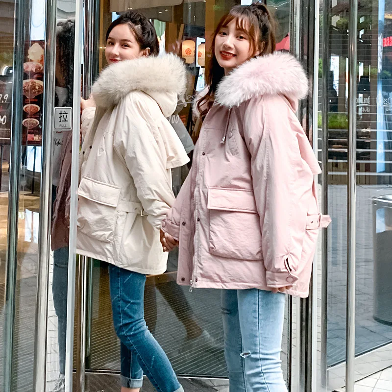 

Photo Shoot 2019 Autumn And Winter New Style Loose And Plus-sized Short down Jacket Women's Slimming Short-height Thick down Coa