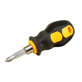 

Plastic Handle Mini 6x38mm and Slotted Flat-head Screwdriver,Magnetic Tip Anti-slip Handle Portable Nut Driver Repair Tools