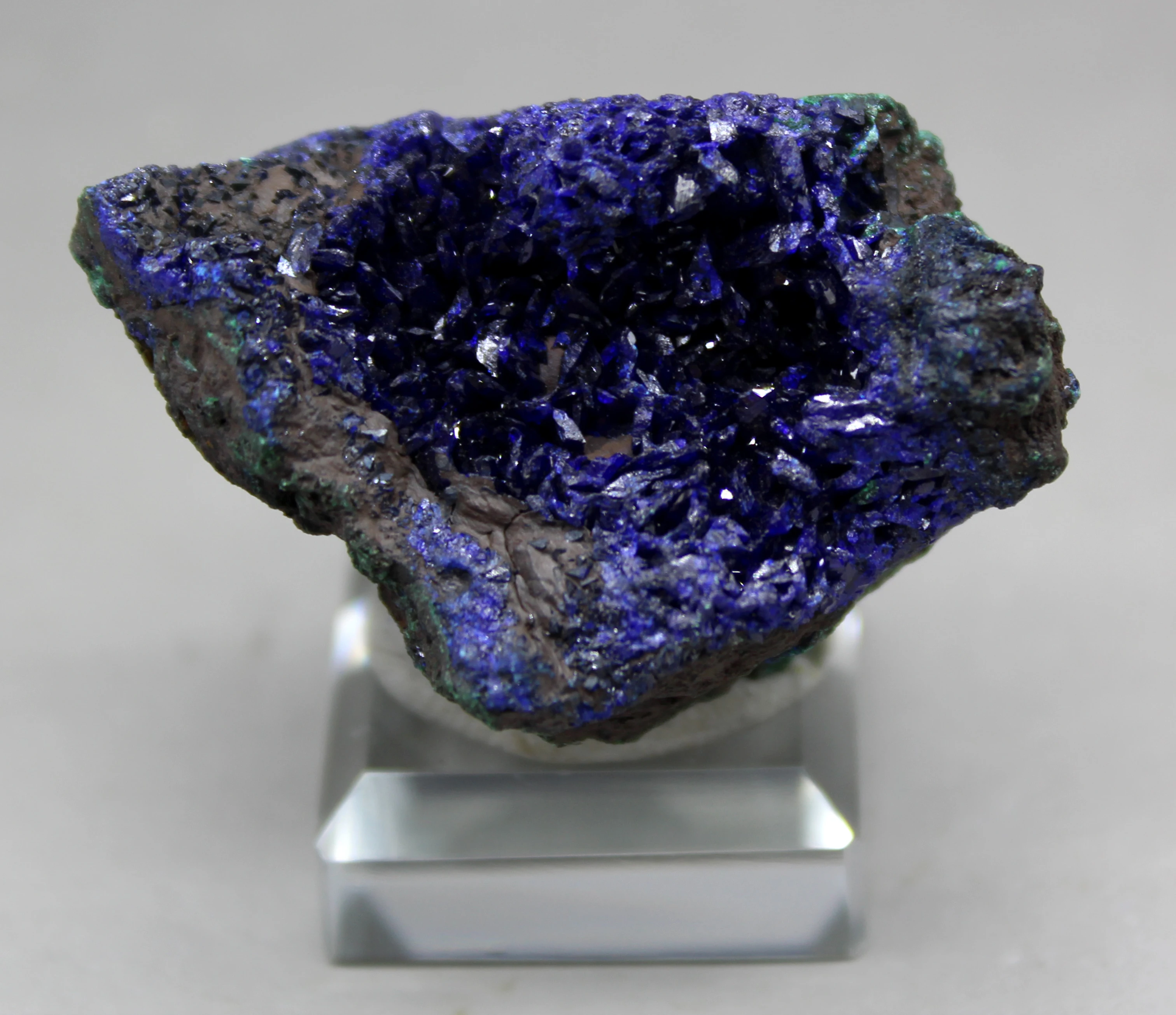 

34g Natural azurite and malachite symbiotic mineral crystal specimens Stones and crystals from China