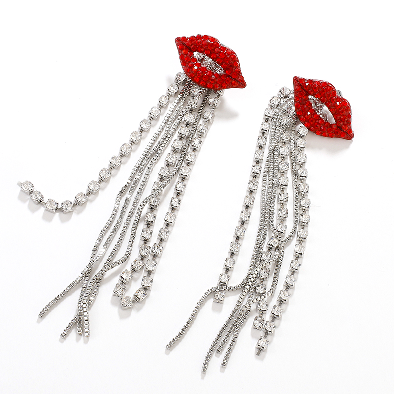 Red Lips Earrings