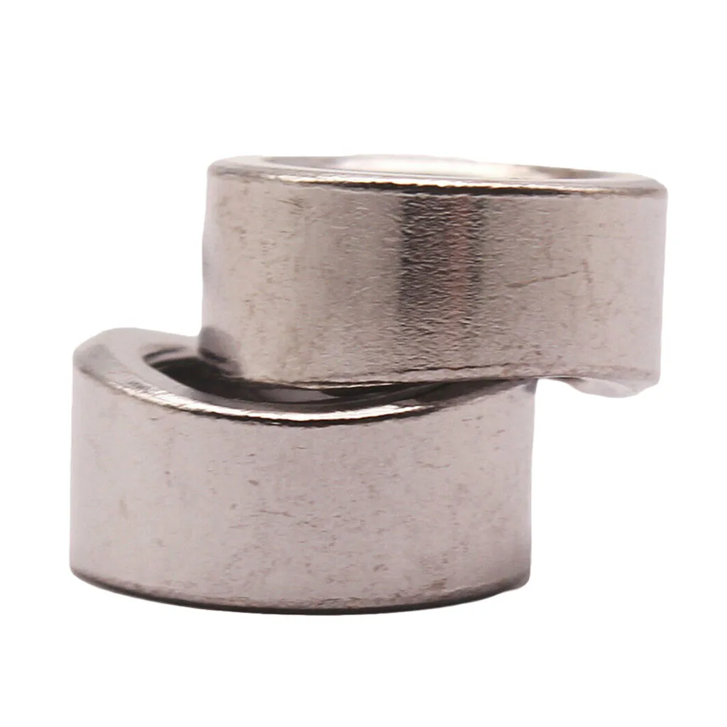 2 Pieces Stainless Steel O2 Oxygen Sensor Exhaust Bung Nut M18x1.5mm Threads