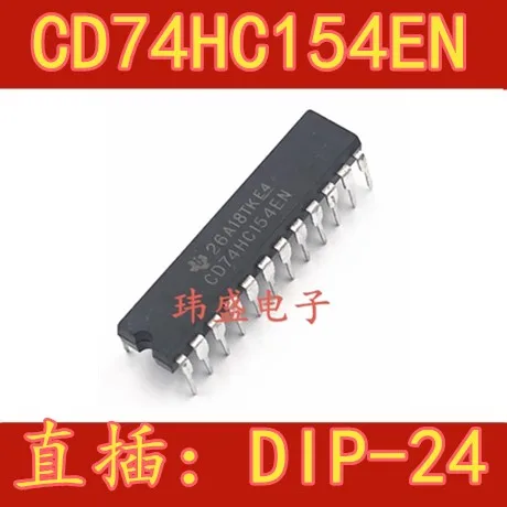 10 шт./лот CD74HC154EN 74HC154 DIP-24