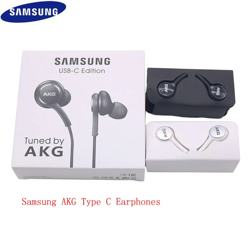 Original Samsung Akg Dac Usb Type C Earphone Digital Hifi Earbuds With  Mic/remote Control For Galaxy Note 10 Pro A8s A60 A80 A90 - Earphones \u0026  Headphones - AliExpress