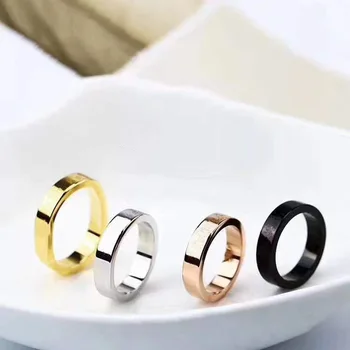 

2020 New Ring Letter Lettering Men's Titanium Steel Ring Stainless Steel Ring LetteringTitanium Steel Ring