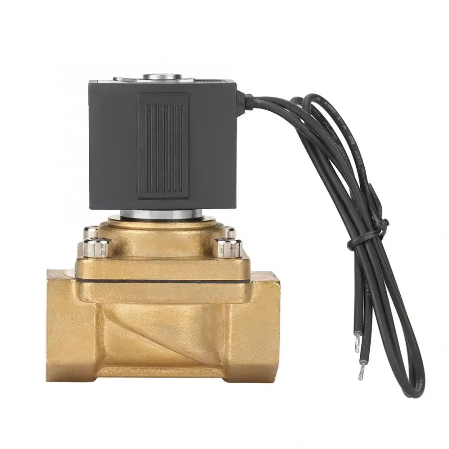 G1/" 2 способ прямого действия нормально закрытый электромагнитный клапан электрический магнитный клапан 0-1.0MPa электрический клапан