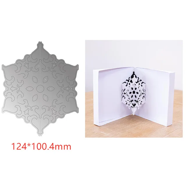 Christmas Pop Out Metal Cutting Dies Stacked Gifts Christmas Tree Snowflake Reindeer Diecut for DIY Scrapbooking Card Craft 2021 Picture 5