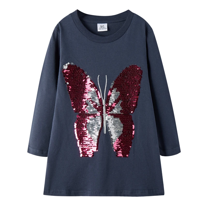 2019 г. Зимние платья для маленьких девочек осенние детские с длинными рукавами