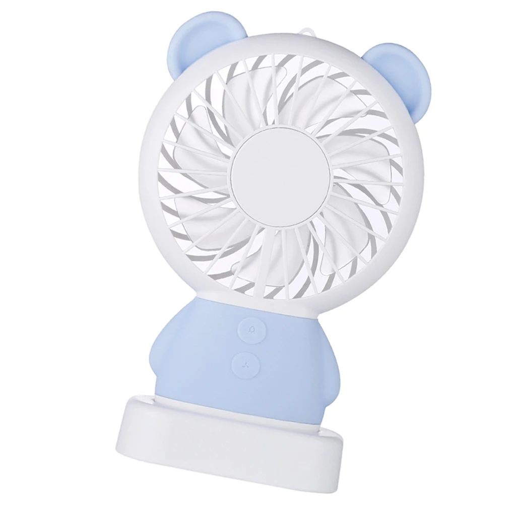 Usb Fan Mini Desk Fan USB Socket Powered 2 Speed, 2 Level Color Changing Led Fan Desk Fan Personal Fan Desktop Fan