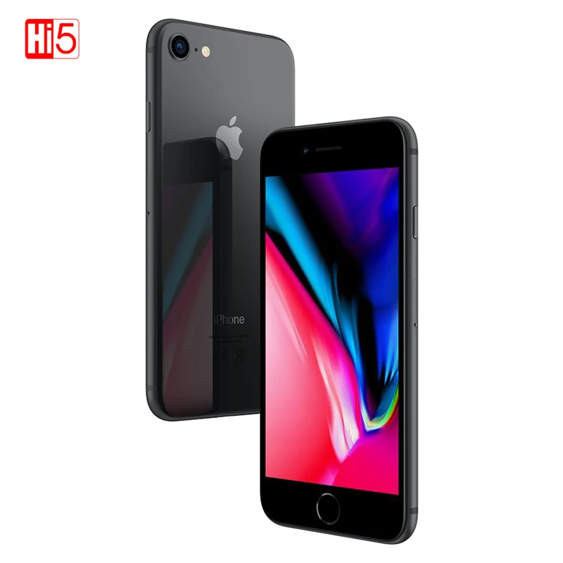 Apple iphone 8 64G/256G rom корейская/японская версия iOS Hexa core отпечаток пальца A11 Bionic отпечаток пальца мобильный телефон