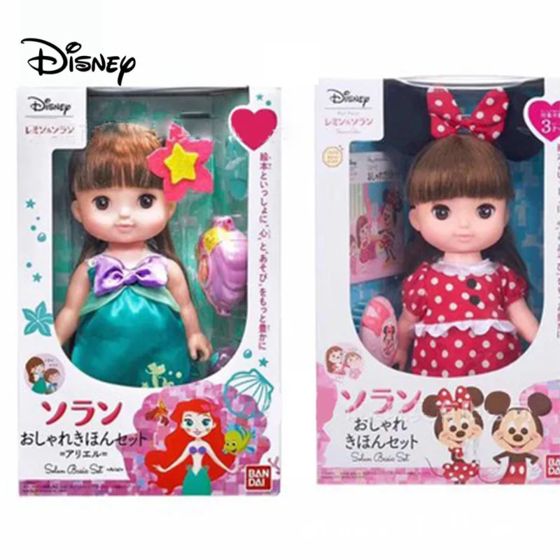 Дисней Минни Фигура Симпатичные Мини Микки Русалка Ариэль Принцесса Blink Doll