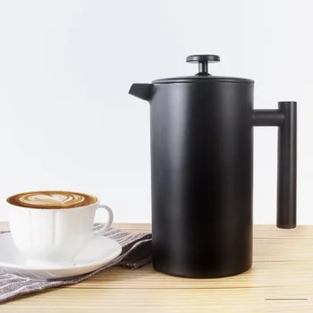 

Hot Selling Coffee Espresso Maker Pot 350ML 800M 1000ML Tea Percolator Filter French Press Plunger Stainless Steel Teapot