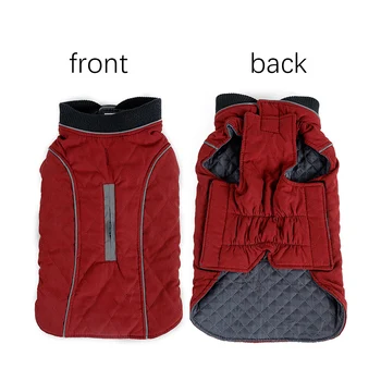 

Keep Warm Autumn Winter With Reflective Strip Streetwear Windproof Jacket Outdoor Pet Supplies Night Safety Daily Dog Coats
