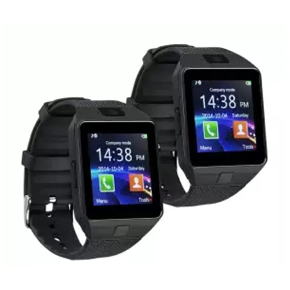 

2PCS Bluetooth smart watch Intelligent Wristwatch Support Phone Camera SIM TF GSM for Android iOS Phone dz09 men and women