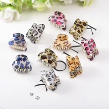 Модные детские аксессуары для волос в Корейском стиле, длина 2,5 см, повязка на голову с маленьким леопардовым узором, заколка для волос, украшение для маленьких девочек