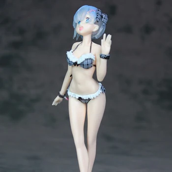 

22cm Re: Zero Life in a Different World from Zero Anime Ram Rem Bikini EXQ ver. Boxed PVC Action Figure