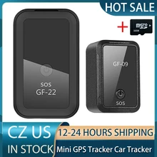 Localizador GPS GF07 GF09 GF22 en tiempo Real para coche, dispositivo antipérdida con Control de voz, Mini posicionamiento preciso, GPS y TF