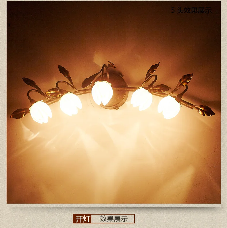 5 шт. длинный светодиодный настенный светильник свадебное украшение макияж