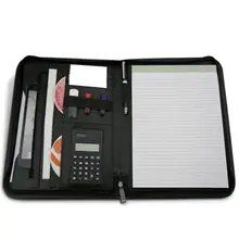 А4 многофункциональная сумка на молнии папка менеджер с калькулятором бизнес-держатель для карт Портфолио менеджер Бизнес офис портфель# N