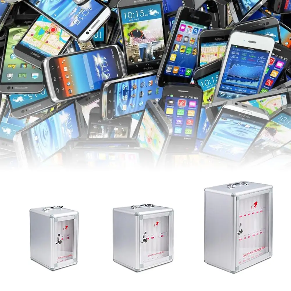 Aluminum Alloy Pocket Chart Storage Cabinet For Cell Phones Can Be Carried By Hand Suitable Schools Classrooms Conference | Канцтовары
