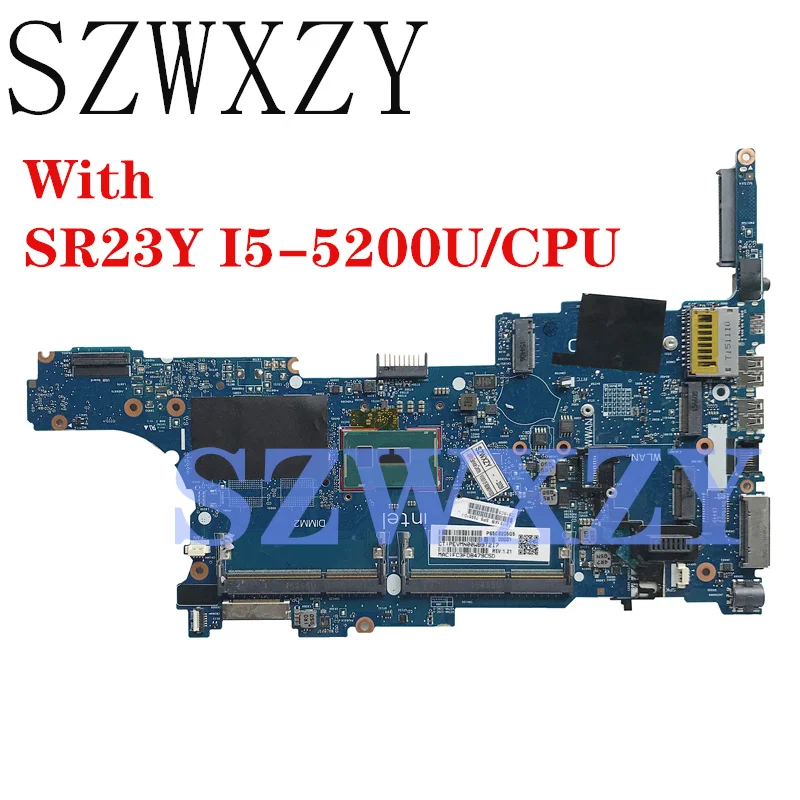 SZWXZY For HP 740 750 G2 840 Laptop Motherboard With SR23Y I5-5200U CPU 799510-601 799510-001 6050A2637901-MB-A02 | Компьютеры и офис