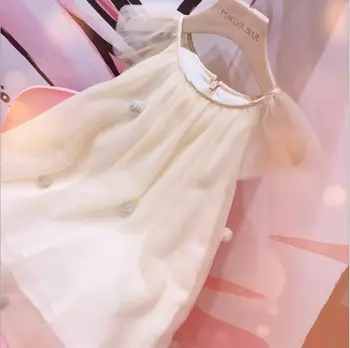 

summer children's dress new girls invory ball tulle princess dresses wholesale