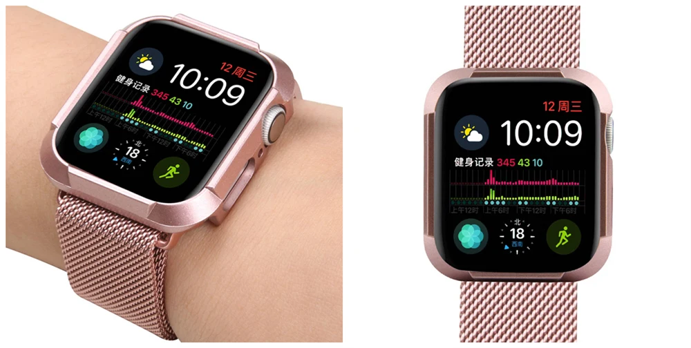 Чехол для часов iWatch Series 5 4, жесткий защитный чехол для Apple Watch 44 мм, 40 мм, 44 мм, защитный чехол-бампер