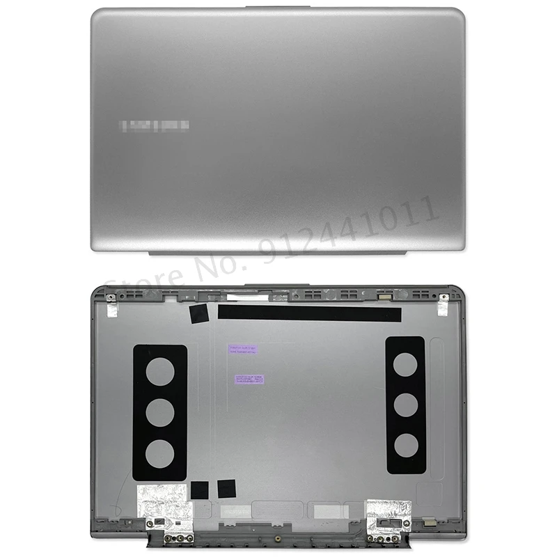 NEW LCD Back Cover For Samsung NP535U3C NP535U3B NP530U3C NP530U3B Front Bezel Hinges Palmrest Bottom Case A B C Top Case Silver leather laptop bags for men