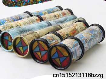 

30cm Kaleidoscopes Kids Toys Scalable Extended Rotation Adjustable Kaleidoscope Fancy Color World Educational Toys For Children