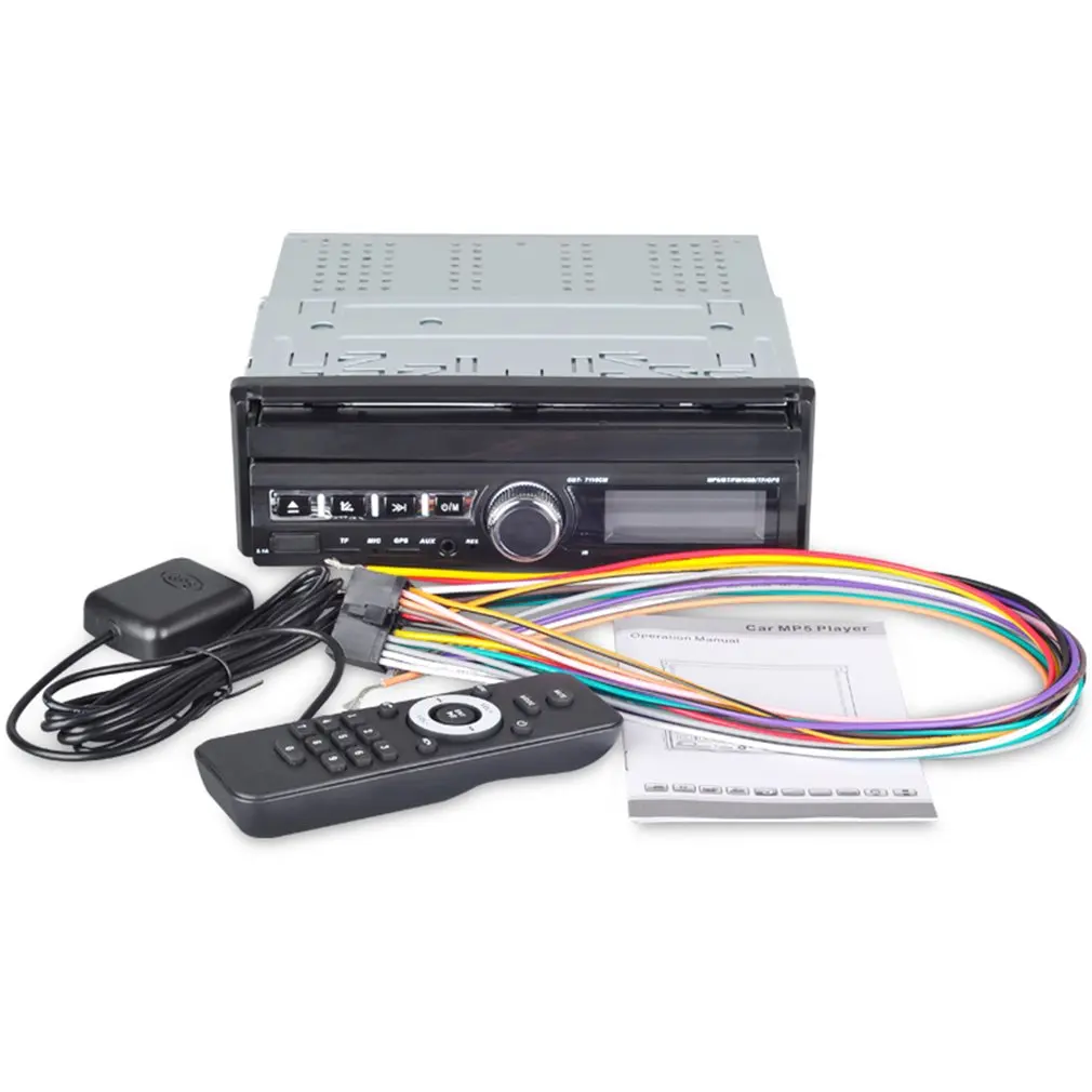 

7110GM Bluetooth Stereo Auto Car Media MP5 Player RC Control Rear View Camera Remote Control Car Rear View Camera