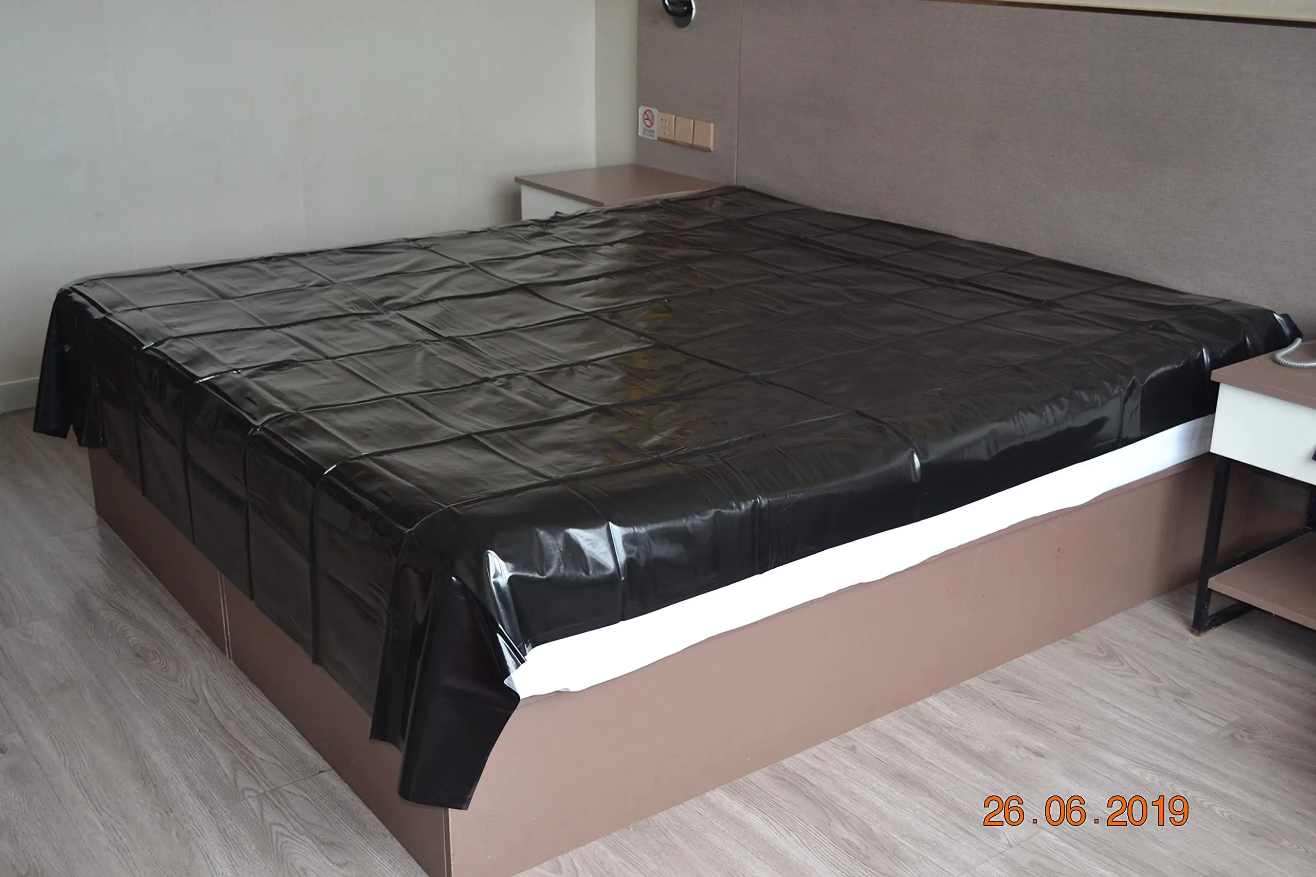 Black PVC flat bed sheet sex bed sheet (no pillowcase) 1.3mx2.3m thin sex toys for couples furniture sextoy shop pillow