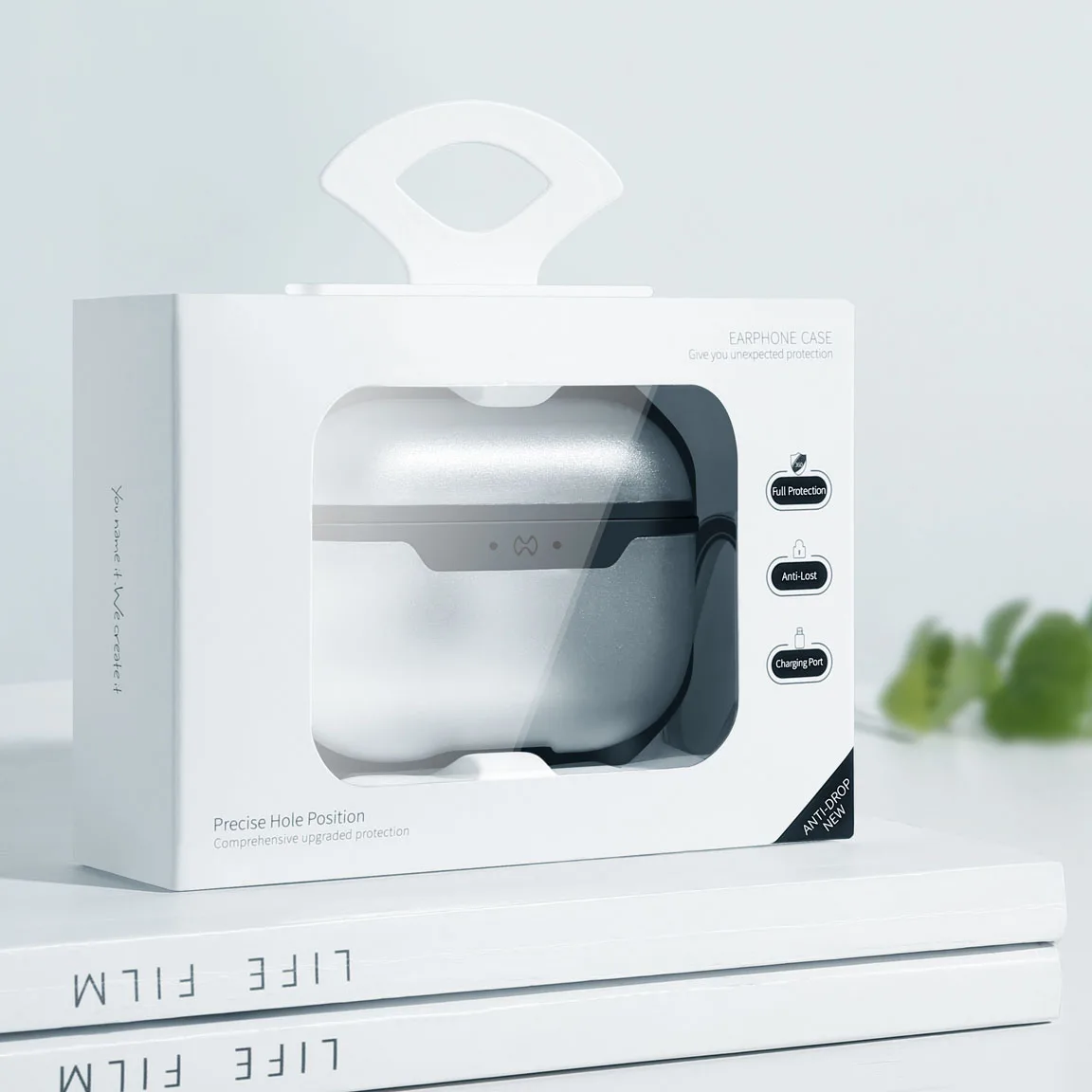 Чехол для наушников Apple AirPods Pro Прозрачный чехол беспроводного Bluetooth AirPod 3 Airpod 1/2
