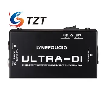 

TZT Passive DI Box Guitar DI Box For Electric Guitar Electric Bass with Hum Elimination Function