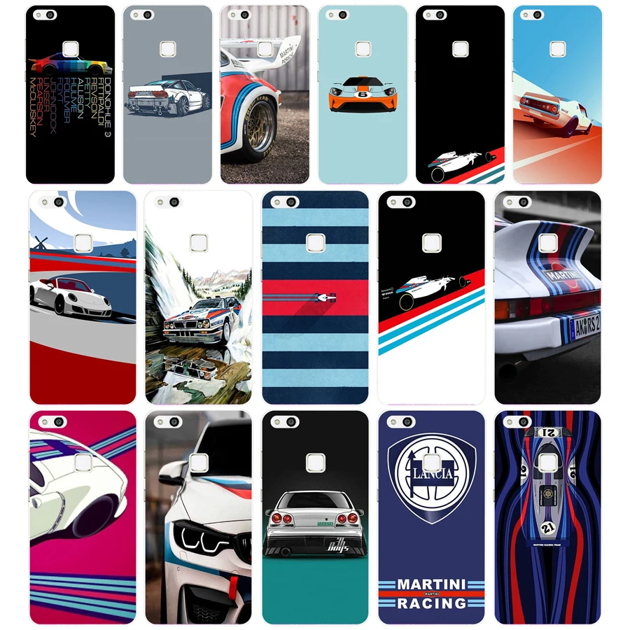 143FG Martini Racing Soft Silicone Tpu Cover Case for Honor 9 10 huawei p10 lite y6 prime 2018 mate play p smart | Мобильные
