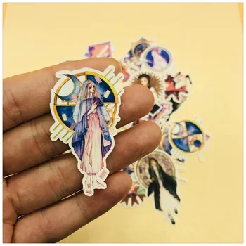 

35Pcs/Set Vintage Cartoon Girl Goddess Sticker DIY Craft Scrapbooking Album Junk Journal Planner Decorative Stickers