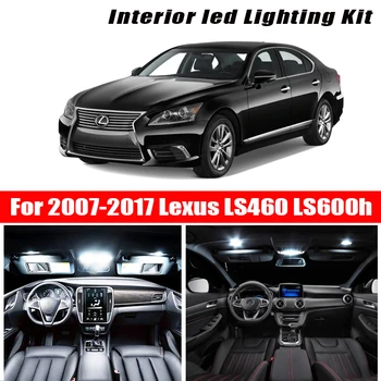 

For 2007-2017 Lexus LS460 LS600h White car accessories Canbus Error Free LED Interior Light Reading Light Kit Map Dome License