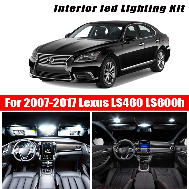 Автомобильные аксессуары для Lexus LS460 LS600h 2007 2017 белый цвет без ошибок светодиодный