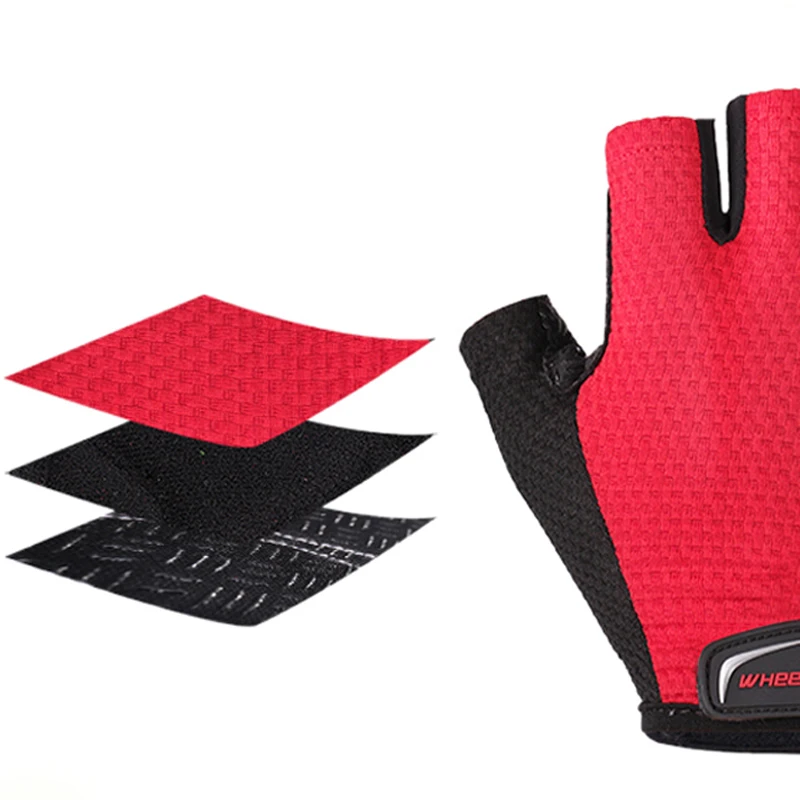 Дышащие велосипедные перчатки Skidproof Half Finger летние спортивные перчатки для велосипеда MTB велосипедные перчатки Guantes для мужчин и женщин