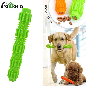 

Pet Dog Toy TPR Bite-resistant Food Molar Stick Puzzle Training Bite Toy Can Put Snacks Dog Chew Toys For Small And Medium Breed