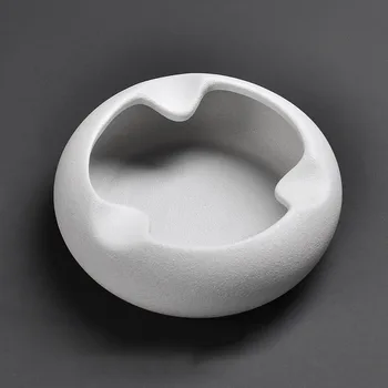 

Rough Ceramic Ashtray Office Coffee Table Living Room Large Retro Minimalist 020 y