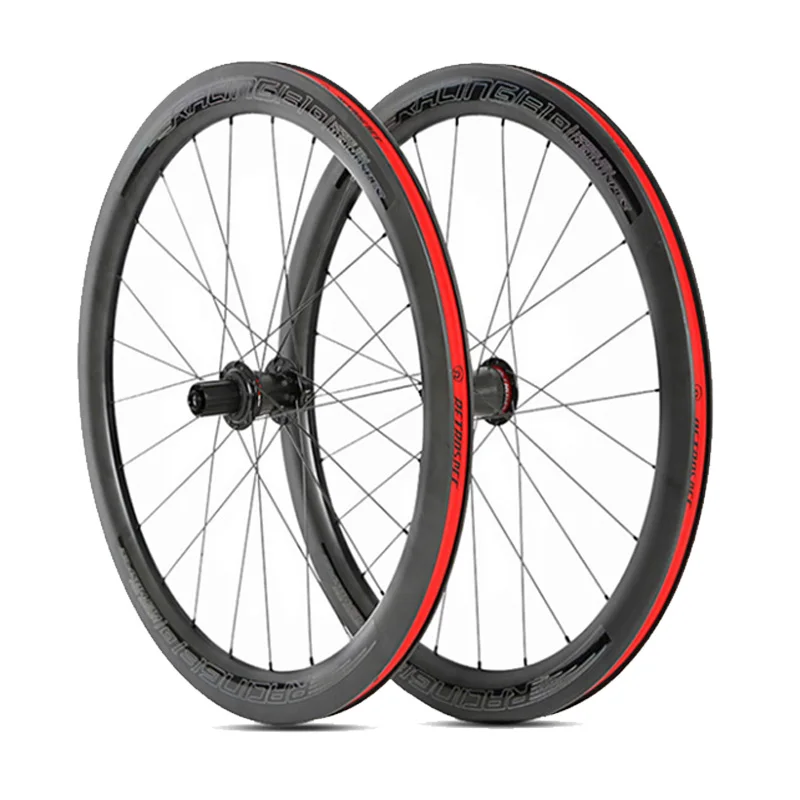 ロードバイクカーボンホイールセットretrospec超軽量700Cハブ4クマディスクブレーキ24hスルーアクスル12*100ミリメートル12*142ミリメートル50ミリメートル
