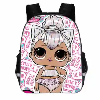 

New School Bag for Teenager Boys Girls Cool LOL Dolls Printing Kids Schoolbags Children Bookbags