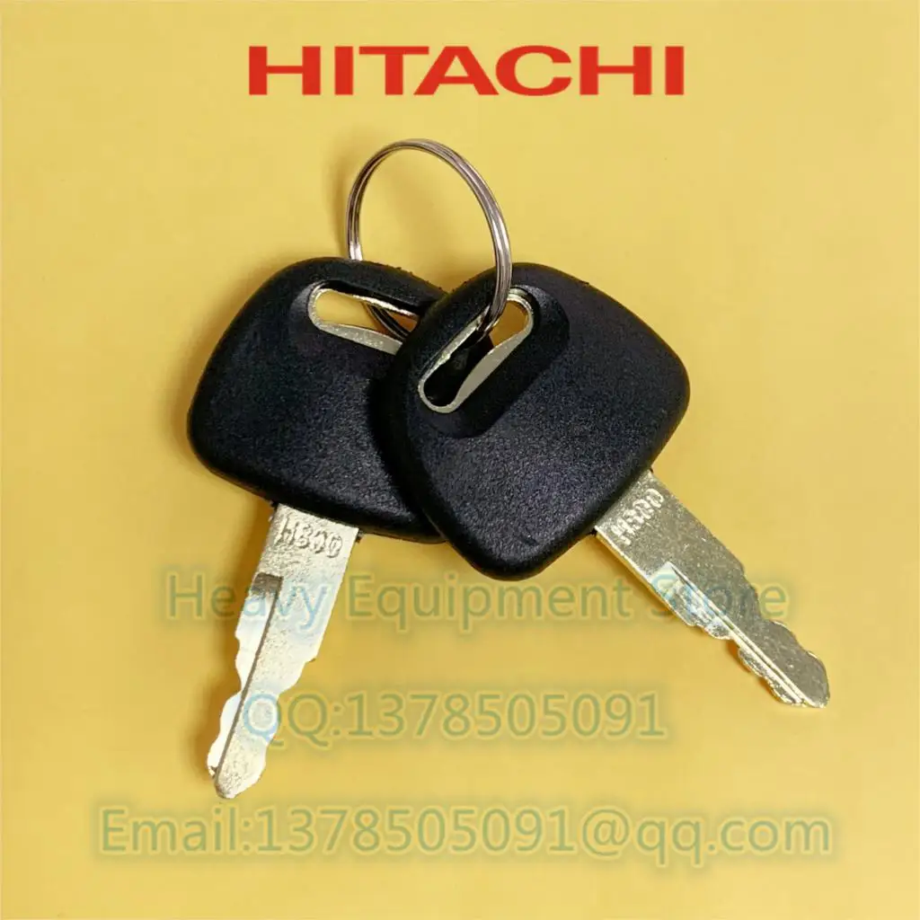 

2 PCS H800 Key For Newest Heavy Equipment Excavator Grab Ignition Switch For Hitachi & Hitachi ZAX BS