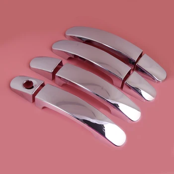 

DWCX 8pcs ABS Silver Door Handle Cover Trim Protector Molding Decoration Fit For Ford Focus MK3 Kuga Escape Ranger T6 MK2 PX2