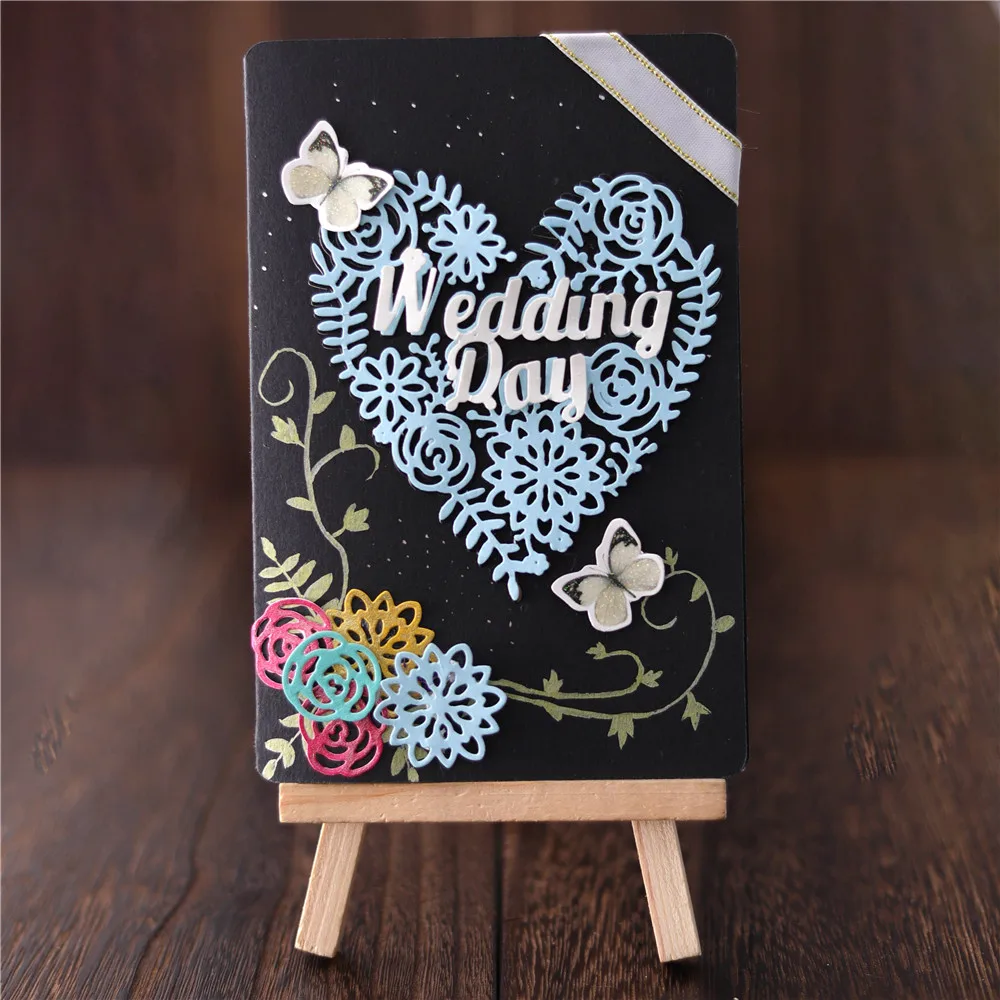  Kokorosa Wedding Invitation Metal Cutting Dies for Scrapbooking New Dies for 2019 Die Cut Stitch Cr - 4.00045E+12