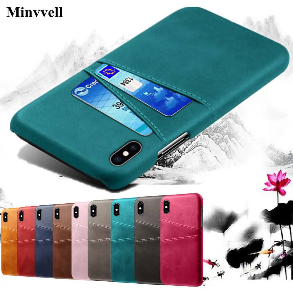 Leather Card Holder Phone Case For iPhone XR XS X 11 Pro MAX 7 8 Plus 6 6s PU Leather Case For iPhone XS MAX 4 4s 5 5s SE Cover Leather Card Holder Phone Case For iPhone XR XS X 11 Pro MAX 7 8 Plus 6 6s PU Leather Case For iPhone XS MAX 4 4s 5 5s SE Cover