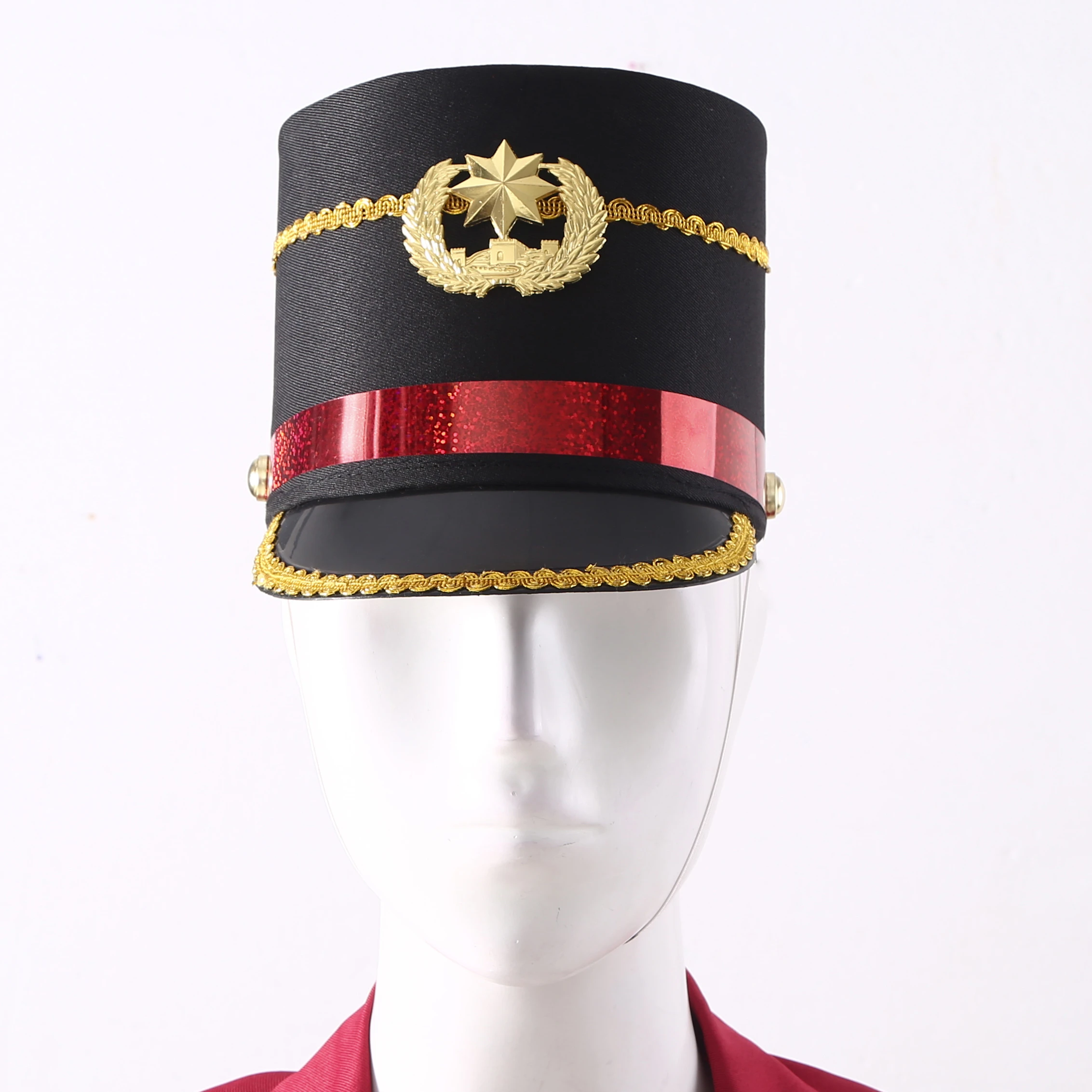 Kinderen Volwassen Drum Soldaat Dirigent Cap Band Hoed Carnaval Marching Prestaties Props Cosplay Accessoires Feestartikelen|Feesthoedjes| - AliExpress